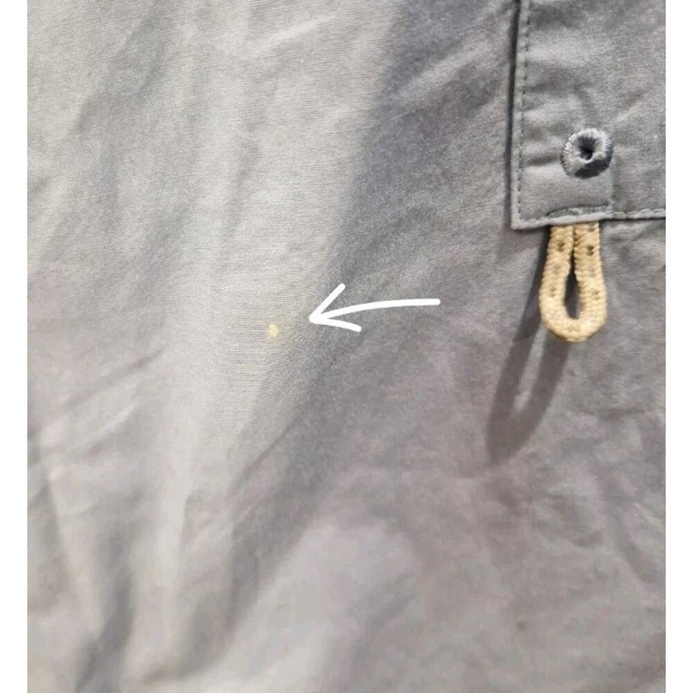 Columbia PFG Shirt Mens 2XL Blue Bonehead Fishing Short Sleeve Vent Pockets Defs - Picture 6 of 12